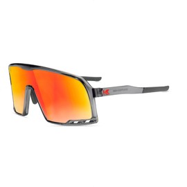 Knockaround Campeones Wraparound Sunglasses for Men and Women - Performance Lenses with Full UV400 Protection, Magma