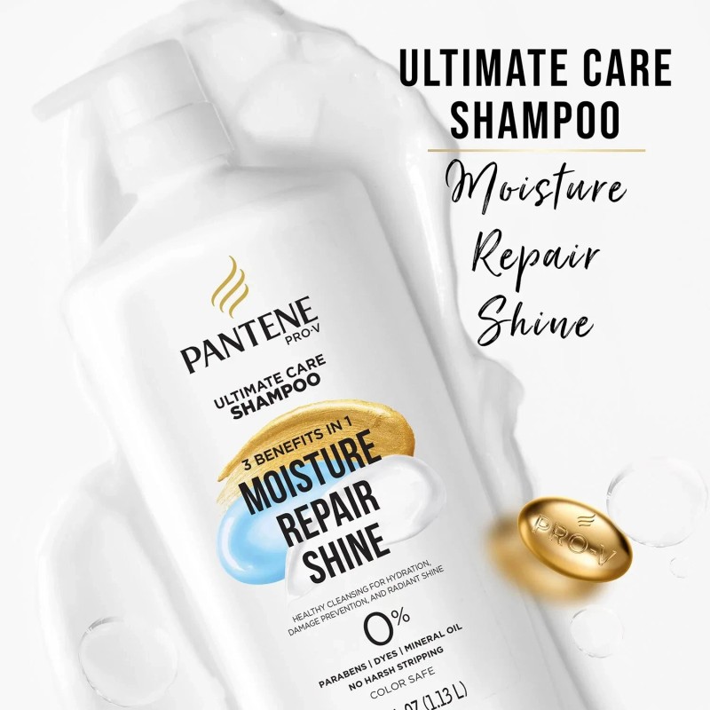Pantene Pro-V Ultimate Care 3-in-1 Shampoo 38.2 fl oz Cleanse