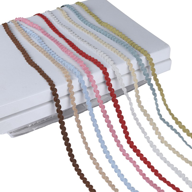 BEL AVENIR Gimp Braid Trim 1 cm/0.39 inch Diameter, 10