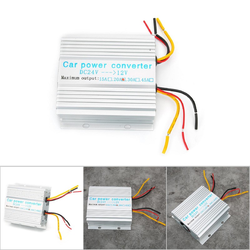 240W DC 24V to 12V Car Power Converter 20A Regulator