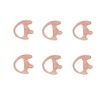 6 Left Medium Flesh Flexible SEMI Custom Ear Mold Insert