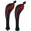 Andux Long Neck Golf Hybrid Club Head Covers with Dial