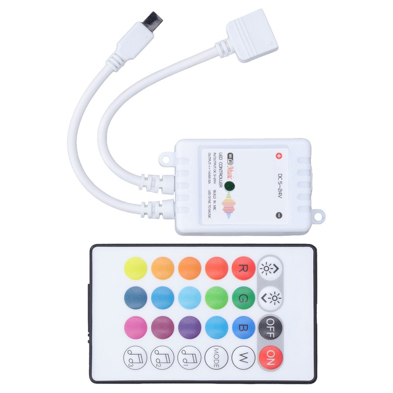 24 Keys Smart LED Remote Control RGB Wireless Controller 16