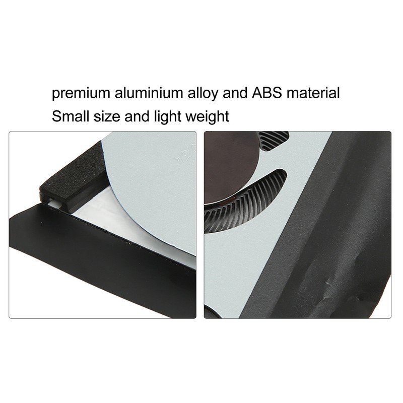 Laptop Cooling Fan DC5V 0.5A Aluminum Alloy ABS Light Weight
