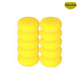 Sponge Dabs Set of 10 Round Art Yellow Soft Sponge Foam Brush Foam for Paint, Clay, Ceramic, Face Painting, Household & Potter Tool for DIY Painting Crafts