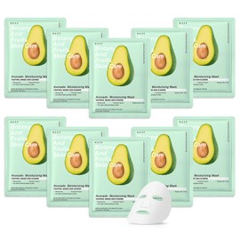 10 Pack Variety Facial Sheet Masks Skin Care Set, Hydrating Bulk Sheet Face Masks Skincare Gifts Set for Women Men, Long Lasting Moisturizing Face Mask for All Skin Type（B9)