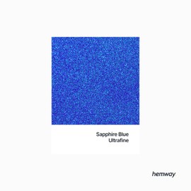 Hemway Ultra Sparkle Glitter Sapphire Blue 100g / 0.35oz Multi-Purpose Epoxy Resin Arts & Crafts Cosmetic Safe Body Hair Face Nail Weddings Art Beauty Tumblers Flowers Decoration Powder Dust Premium