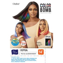 Outre Lace Front Wig - Colorbomb - KIMIA (JET BLACK 1)