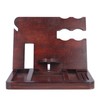 Desktop Storage Bracket Multifunctional Wooden Mobile Phone Base Watch Glasses