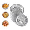 Aluminium Pan 7" (50 Pack) Round Disposable Foil Pans With