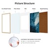 TONES FRAME DESIGN 5x7 Picture Frame Matted to 4x6 Natural