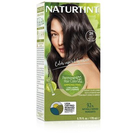 Naturtint Permanent Hair Color 3N Dark Chestnut Brown (Pack of 1), Ammonia Free, Vegan, Cruelty Free, up to 100% Gray Coverage, Long Lasting Results