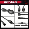 OFFROADTOWN Rock Lights Extension Wire, 2 Pack 10FT 4 Pin