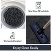 RTBQJ-AT Dark Grey Bath Mat Non Slip Extra Large Bath