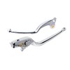 Rudyness Chrome Brake Clutch Levers Compatible for Indian Challenger Springfield