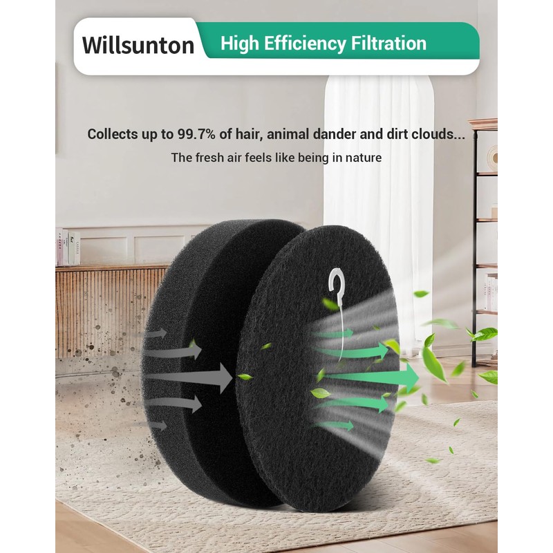 5 Pack 2252 Foam & Felt Filters Replacement for Bissell