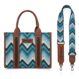 Wrangler x Montana West Aztec Canvas Tote Bags for Women – Stylish and Versatile Handbags WG2211-8120S JN