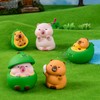 Mini Resin Capybara 2'' / 5cm Tiny 5P Animals Figures