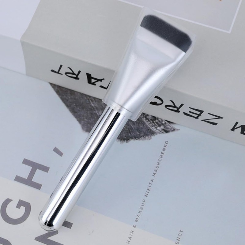 Foundation Brush, Liquid Foundation Brush, Flat Type, Spatula Brush, Extra