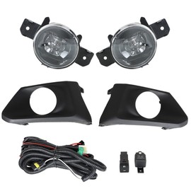 Left & Right fog Lights Repalcement for Nissan Altima 2019-2021 Fog Lights Lamps with Bezels