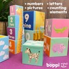 boppi Baby Stacking Blocks Jungle Safari Animal Toys with Letters