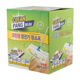크린팡 정전기 청소포 대형 300매 (MCP-108) 건티슈 CleanPang Anti-static Cleaning Wipes Large 300 Sheets (MCP-108) Dry Tissue