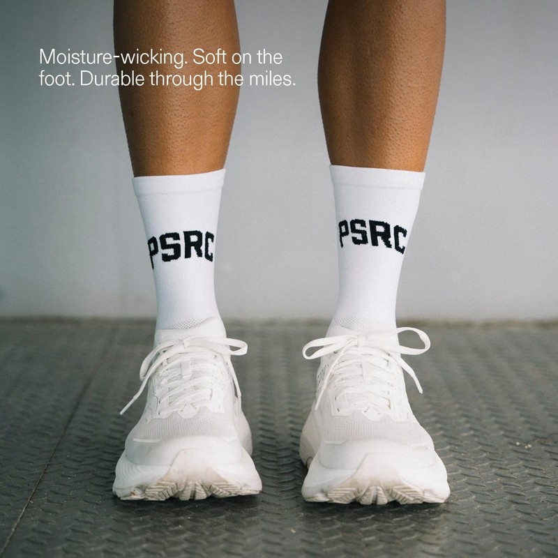 Puresport Performance Running Socks - White (SM/MD) 1 Pair |