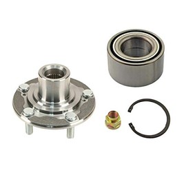 DTA Front Wheel Hub Wheel Bearing Repair Kit Compatible with 2013-2017 Honda Accord; 2015-2019 Acura TLX with Nut Retaining Clip Replaces OEM# 44600-T2F-A01 510118
