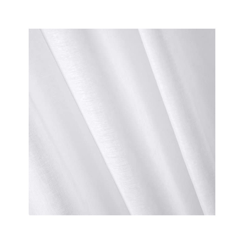 SunClipse 4 Piece Silver Open Stitch and Solid Window Curtain