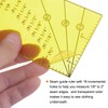 HARFINGTON 5pcs Magnetic Seam Guides and Seam Guide Ruler 1/8"