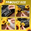Maysing DIY Graduation Cap Decorations Kit, 53Pcs Sunflower, Gold Butterfly,