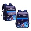 Mochila Escolar Para Primaria Juvenil Grande Doble Bolsa Al Frente