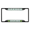 FANMATS 31276 Oregon Ducks Metal License Plate Frame Black Finish