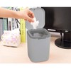 Hommp Bote de basura de escritorio pequeño reciclado, bote de