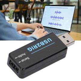 USB Sound Adapter Double 3.5mm Female to USB 4 Pin Compact Sound Card Jack Adapter with External Sound Card Adapter for TTL for 232 and for Civil