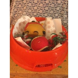 GreenBone New Greenbone Christmas Holiday Gift Set Dog Toy Bowl Ball