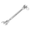 2PCS M8 Thread Stainless Steel Turnbuckle Wire Rope Tensioner Marine