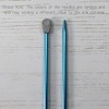 Coloured Knitting Needles Aluminium Metal Knit Pins 3.25mm x 35cm