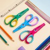 SLEMOON Kids Scissors 5.5 Inch,Blunt Tip Toddler Safety Scissors,3 Pack