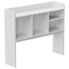 SEGAWE Desktop Bookshelf Wood Desk Hutch Organizer w/5 Shelves for