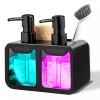 Casi Home Kitchen Hand and Dish Soap Dispenser Set Hand