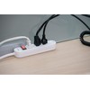 Woods 41299 Power Strip With Overload Safety Feature, 4 Outlets,