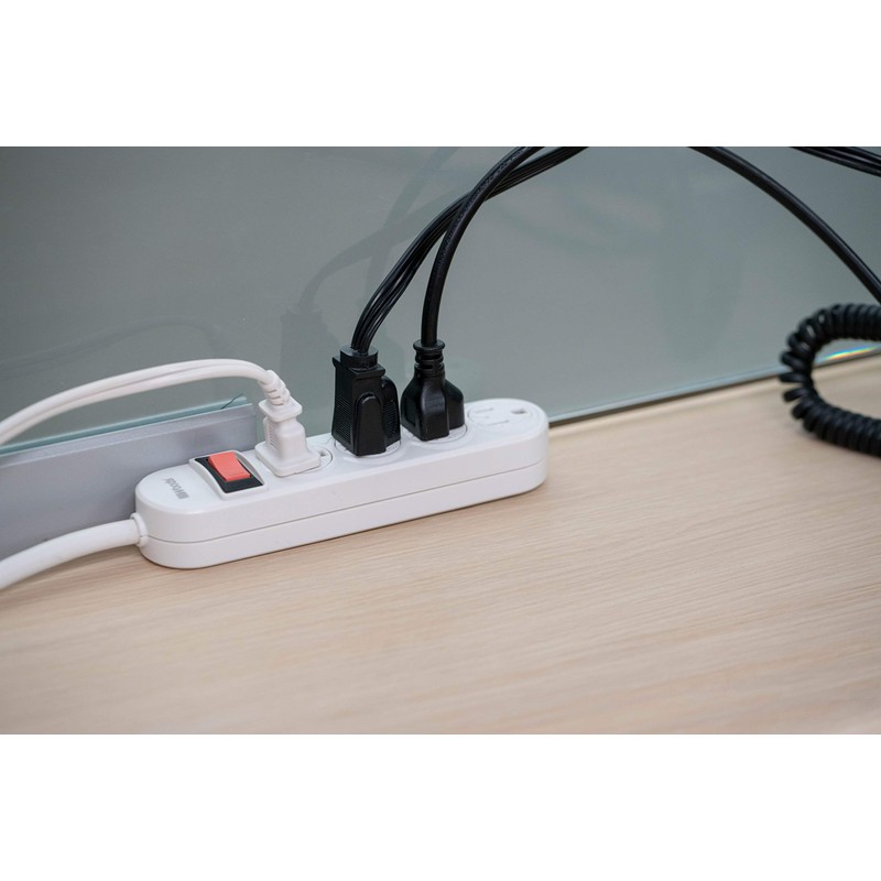 Woods 41299 Power Strip With Overload Safety Feature, 4 Outlets,