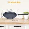 Crepe Pan Induction, Pancake Pan for Pancake, Roti, Omelette, Tortilla,