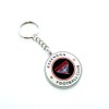 Essendon Bombers AFL Team Round Logo Metal Keyring