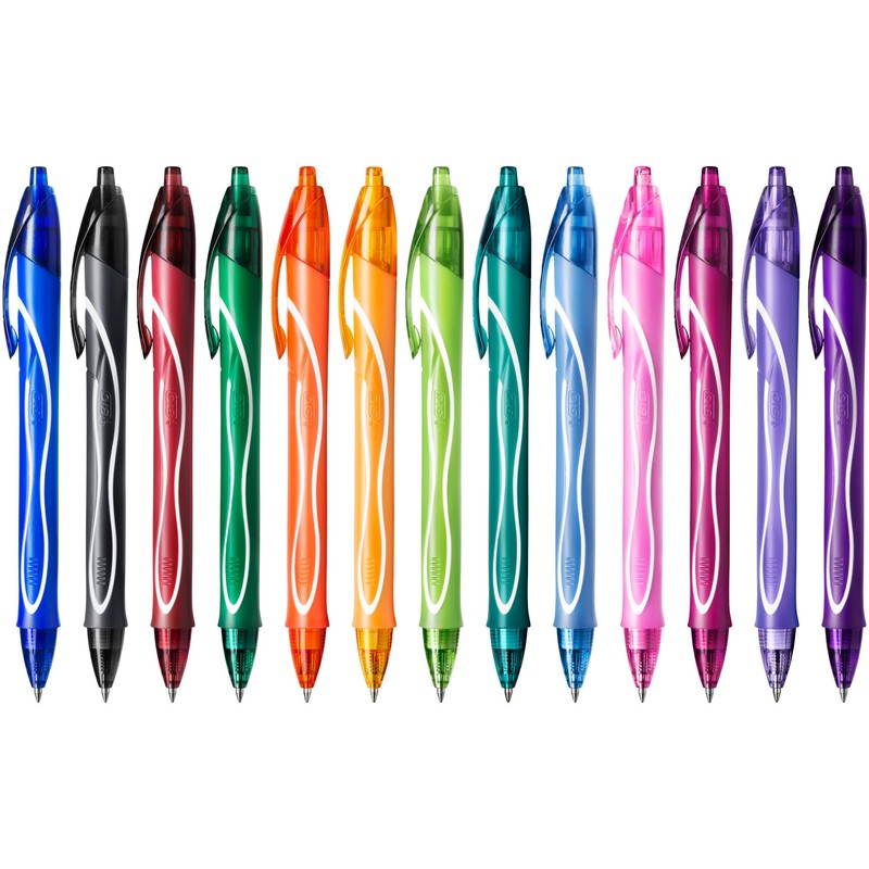 Bic Gel-ocity Quick Dry Gel Pens - Pack of 13