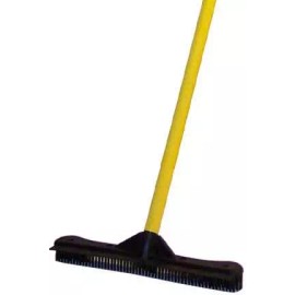Sweepa S250i Rubber Broom - Complete Set with Telescoping Pole - 12 inch head