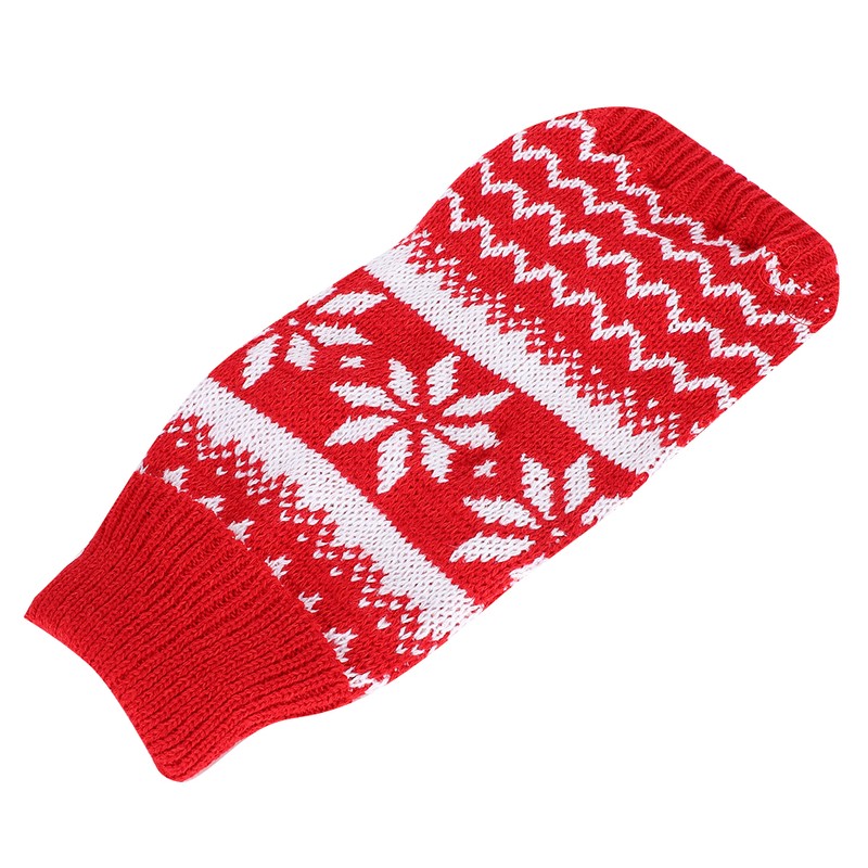Lovely Snowflake Pet Clothing Winter Christmas Sweater Warm Clothes for