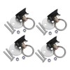 NOLITOY 1set Bolt Round Anchor Point Kit for Securing Cargo