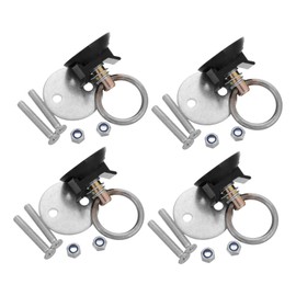NOLITOY 1set Bolt Round Anchor Point Kit for Securing Cargo in Vehicle Trunks High Load Capacity Tie Down Anchor Locking Mechanism for Efficient Transport and Compatibility